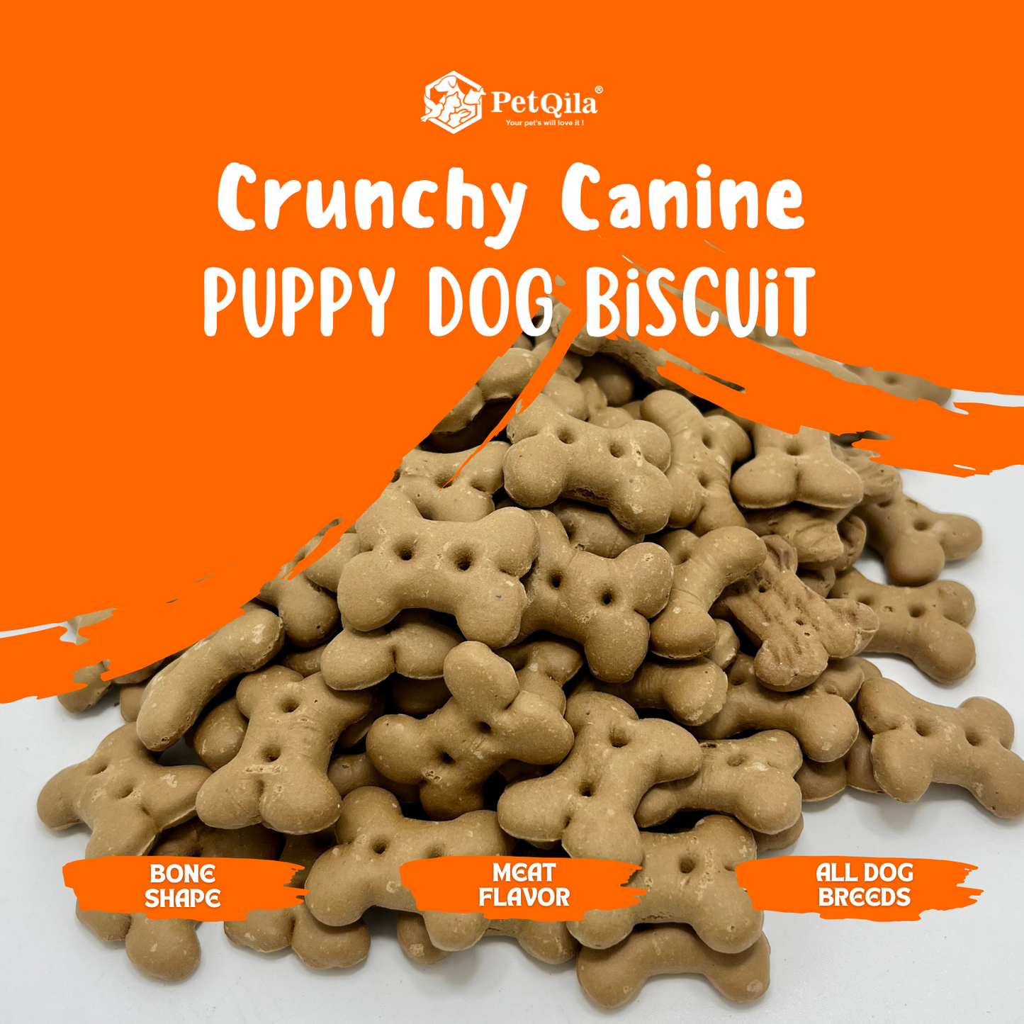 Treat your furry friend to Petqila Natural Dog Biscuits – healthy, all-natural treats made with premium ingredients. Perfect for training, rewarding, and snacking. Buy online in India today!