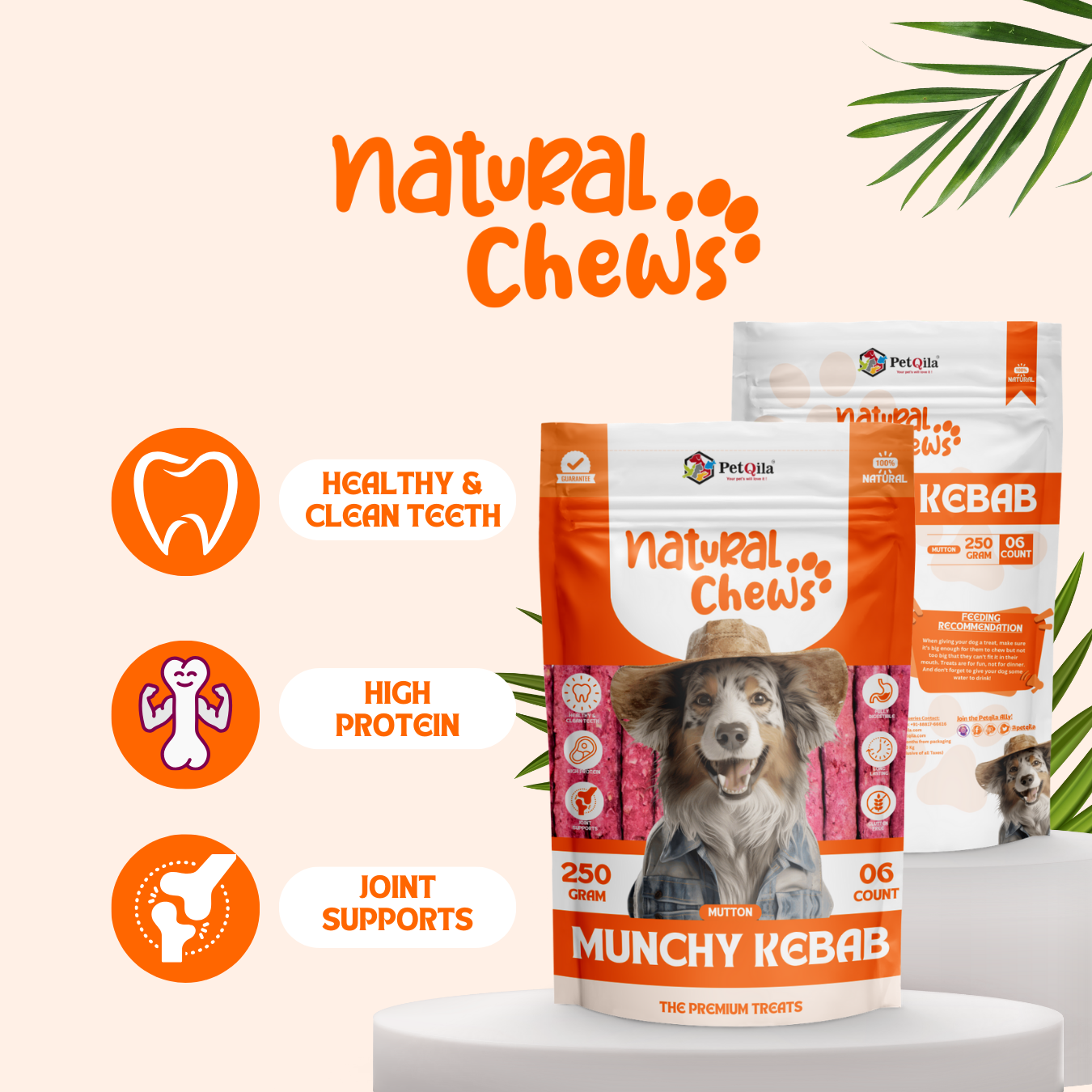 Petqila_Dog_Chew_Munchy_Kebab-_250g_Natural_Chew_Sticks_Mutton_Flavor_for_Healthy_Teeth_and_Gums_All_Life_Stages_All_Breeds-Dog_Natural_Treats