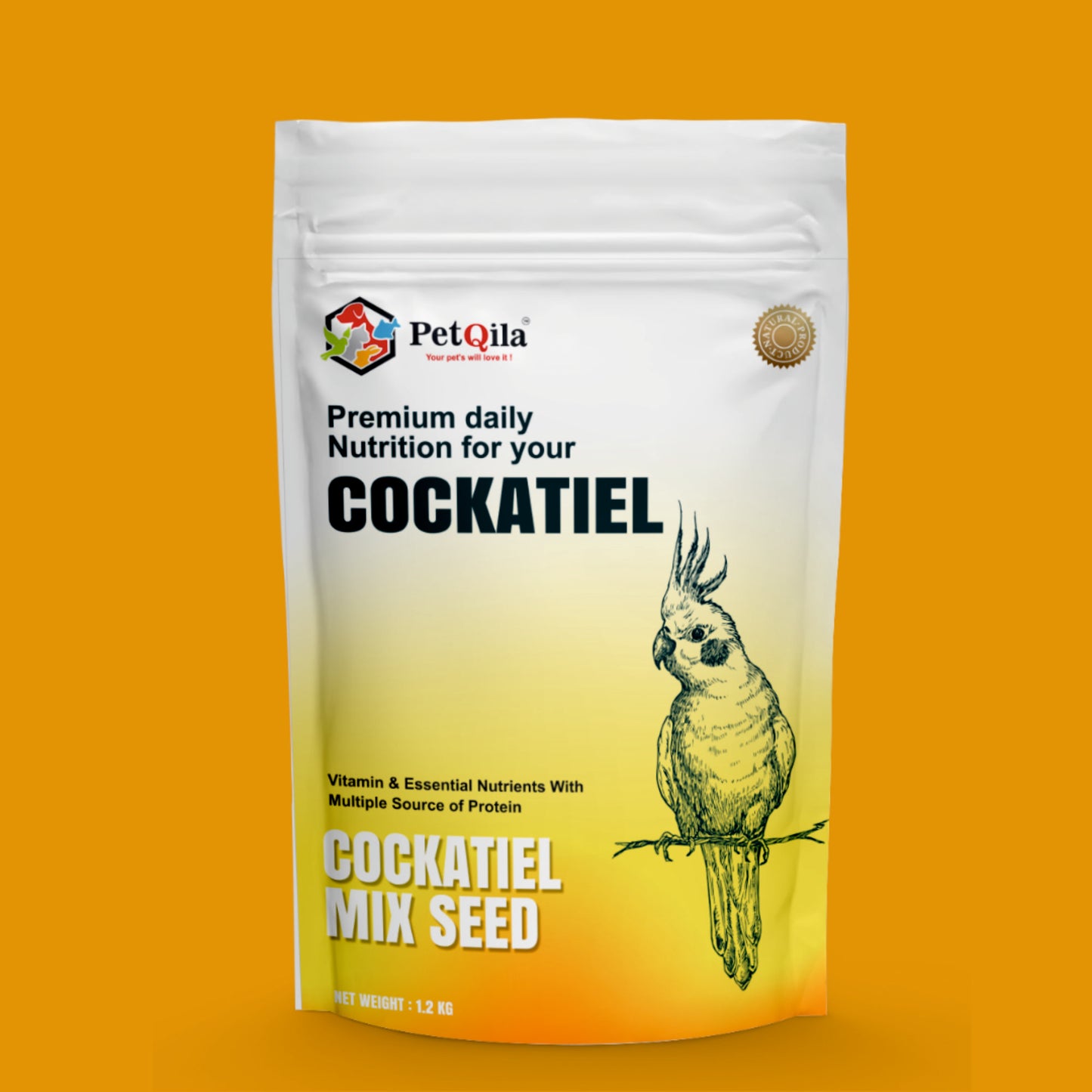 PetQila Premium Bird Food for Cockatiel