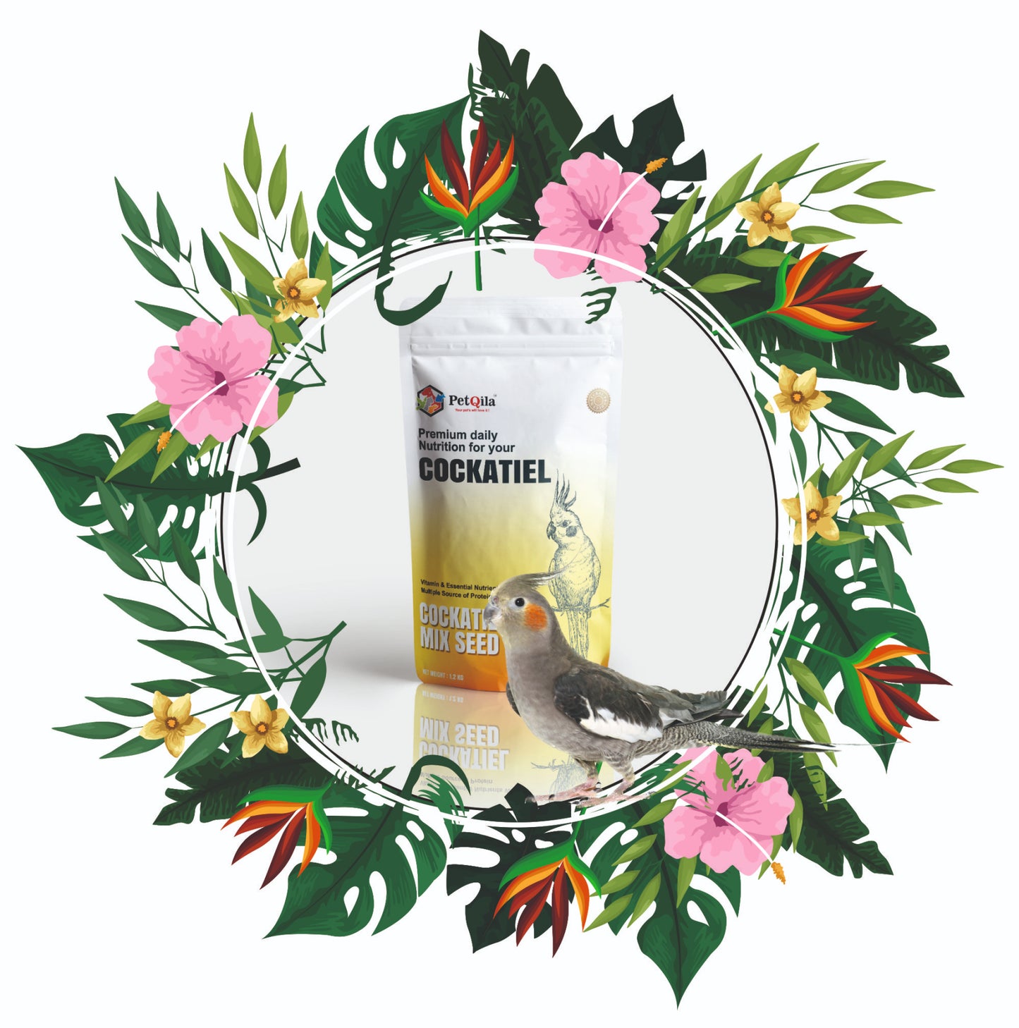 PetQila Premium Bird Food for Cockatiel