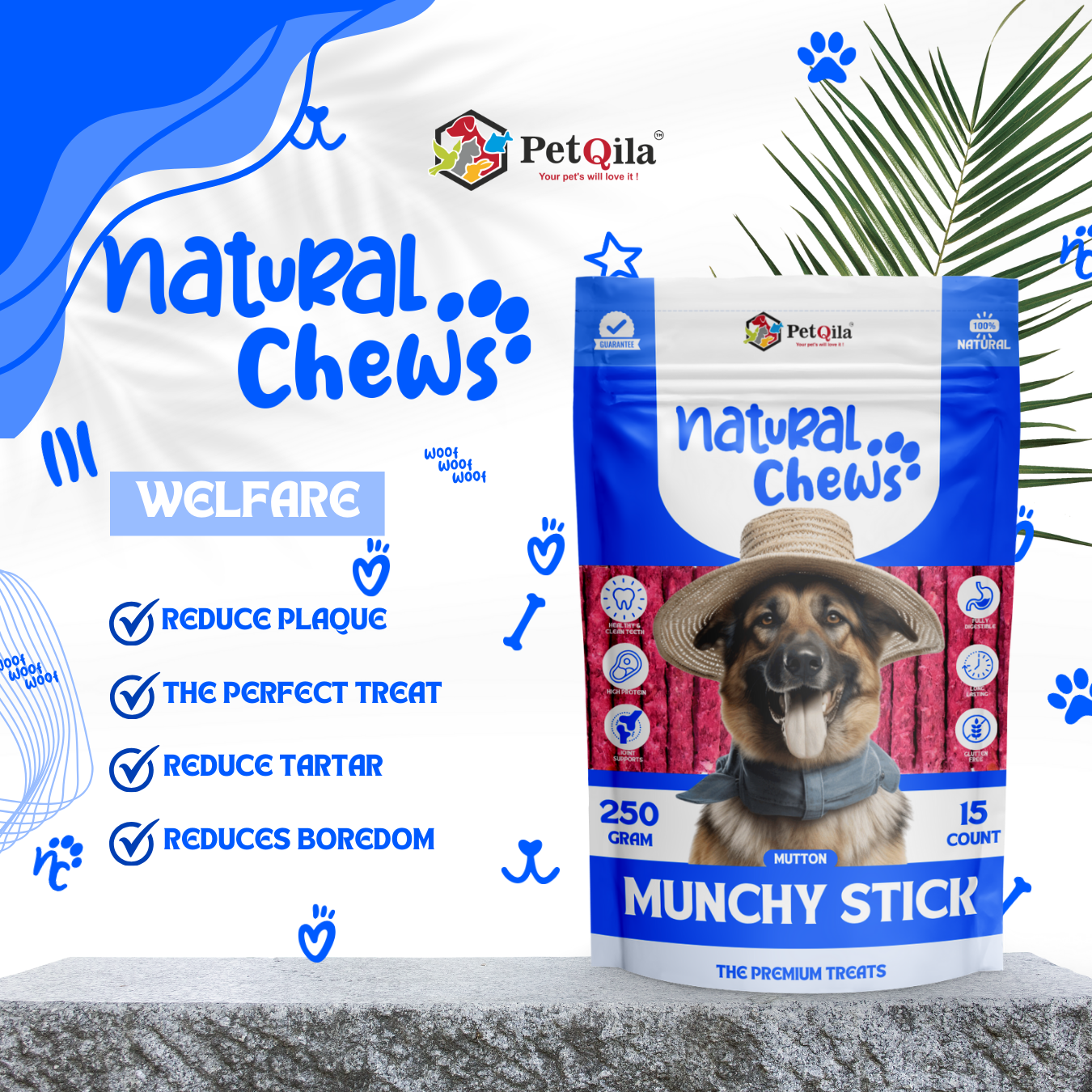 Long-Lasting Dog Munchies - Perfect for Chewers