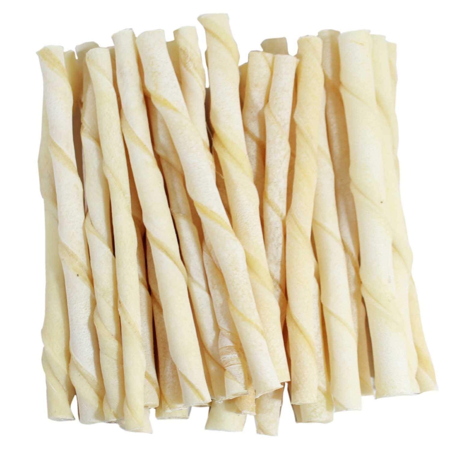 PetQila Natural Dog Twisted Sticks – Rawhide-Dental Chews