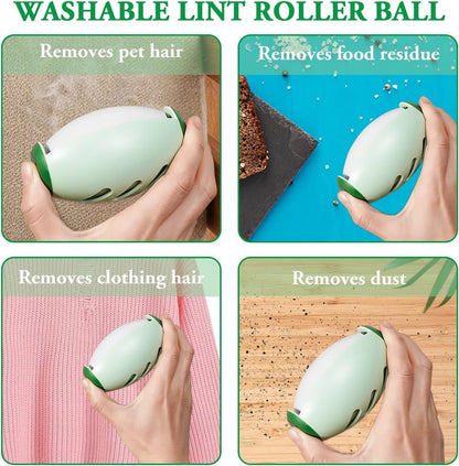 Reusable Washable Lint Roller for Clothes | Sticky Gel Pet Hair Remover | Portable Dust & Lint Cleaner for Sofa, Carpet, Car Seat, Bed Sheet & Furniture